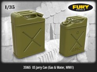 Fury Models 35265 US Jarry Can Gas & Water,  WWII (4 шт) 1/35