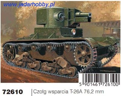 Mirage 72610 - T-26A 76,2 mm 1:72