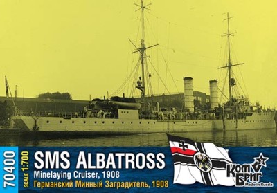 Combrig 70400 SMS Albatross Minelaying Cruiser, 1908 1/700