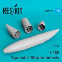 Reskit U72199 F-100 'Super Sabre' 200 gallon fuel tanks 1/72