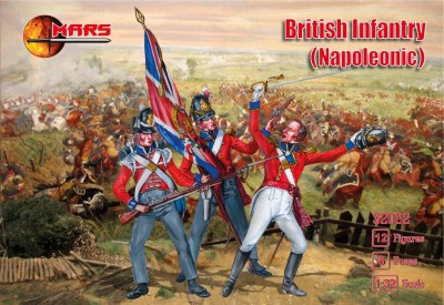 Mars MAR32032 British infantry (Napoleonic) 12 different figures 1/32