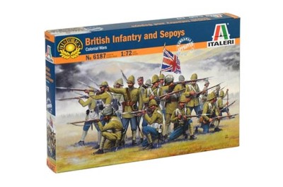 Italeri 06187 Фигуры BRITISH INFANTRY AND SEPOYS 1/72