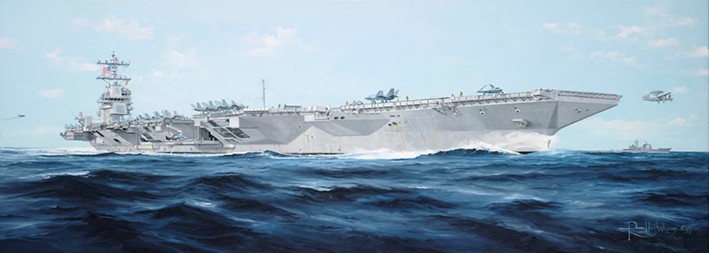 Trumpeter 05638 Американский атомный авианосец CVN-78 «Gerald R.Ford» 1/350