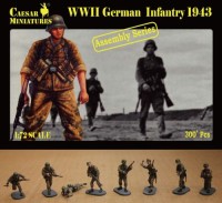 Caesar Miniatures H7711 German Infantry (WWII) 1/72
