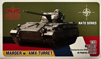 Armada Hobby N72097 Marder w/ AMX turret (3D Printed resin kit) 1/72