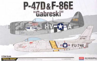 Academy 12530 Самолёт P-47D & F-86E GABRESKI 1/72