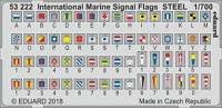 Eduard 53222 International Marine Signal Flags STEEL 1/700