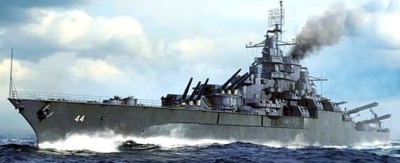 Trumpeter 05784 Линкор USS BB-44 California (1945г.) 1/700
