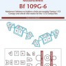 Peewit PW-M72183 1/72 Canopy mask Bf 109G-6 (TAM)