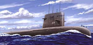Hobby Boss 83502 Подводная лодка PLA Navy Type 039G Song Class 1/350
