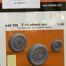Eduard 648708 BRASSIN F-16 wheels late (TAM) 1/48