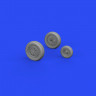 Eduard 648708 BRASSIN F-16 wheels late (TAM) 1/48