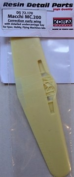 Kora Model DS72170 Macchi MC.200 Correction early wing (SP.HOB) 1/72