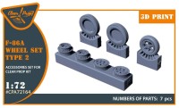Clear Prop CPA72164 F-86A wheel set - type 2 (CP) 1/72