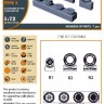 Clear Prop CPA72164 F-86A wheel set - type 2 (CP) 1/72