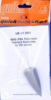 QuickBoost QB32202 MiG-29A Fulcrum correct radome (HOBBYB) 1/32