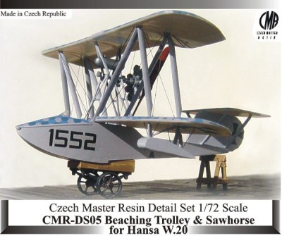 CZECHMASTER CMR-DS005 1/72 Beaching Dolly for Hansa W.20 Flying Boat