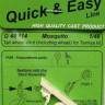 CMK Q48114 Mosquito Tail wheel strut(inc. whel) TAM 1/48