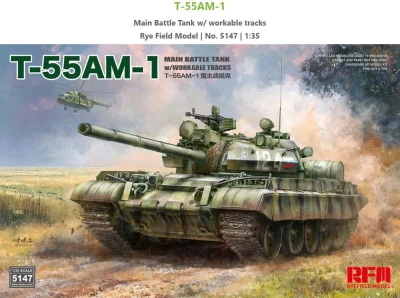 RFM 5147 Советский средний танк Т-55 АМ-1 1/35