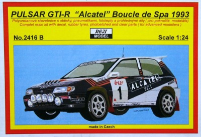 Reji Model 2416B Nissan Pulsar GTI-R 'Alcatel' (B.de Spa 1993) 1/24