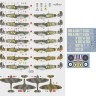 Dk Decals 72157 Spitfire Mk.I/II Czechosl. squadrons in RAF 1/72