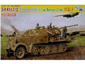Dragon 6542 Тягач с зениткой Sd.Kfz. 7/2 3.7cm Flak 37