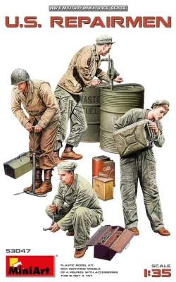 Miniart 53047 U.S. Repairmen (4 fig. &amp; accessories) 1/35