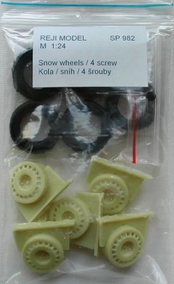 Reji Model 982 Disks+pneu (snow) O.Z.Racing / 4 screws 1/24