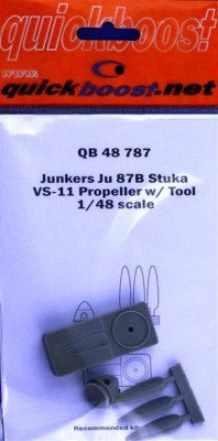 QuickBoost QB48787 Ju 87B Stuka VS-11 propeller w/tool (AIRF) 1/48