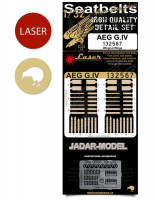 HGW 132567 AEG G.IV - Seatbelts 1/32