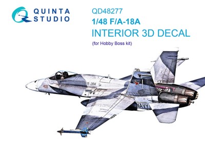 Quinta Studio QD48277 F/A-18А (HobbyBoss) 1/48