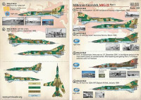 Print Scale 48-161 MiG-23 MLD 1988-2001 Pt.1 (wet decals) 1/48