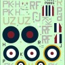 Model Maker Decals D72074A Supermarine Spitfire Mk.I/Mk.II in Polish service 1/72