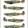 Model Maker Decals D72074A Supermarine Spitfire Mk.I/Mk.II in Polish service 1/72