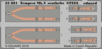 Eduard 32881 Tempest Mk.V seatbelts STEEL 1/32