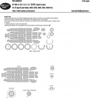 New Ware NWA-M0825 Mask Bf-110D,D-1/R-1,D-3,E,E-2 BASIC (DRAG) 1:48