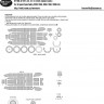New Ware NWA-M0825 Mask Bf-110D,D-1/R-1,D-3,E,E-2 BASIC (DRAG) 1/48