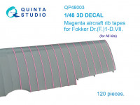 Quinta studio QP48003 Розовые киперные ленты Dr.(F)I-D.VII 1/48