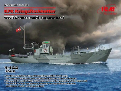 ICM S14412 KFK Kriegsfischkutter German boat WWII 1/144