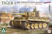 Takom 2200 PzKpfw VI Ausf. E Тигр с циммеритом (средний) с фигурой Отто Крауса 1/35