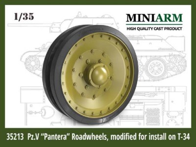 Miniarm 35213 Катки PzKpfw V для установки на Т-34 1/35