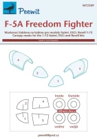 Peewit M72309 Canopy mask F-5A Freedom Fighter (ITA/REV) 1/72