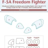 Peewit M72309 Canopy mask F-5A Freedom Fighter (ITA/REV) 1/72