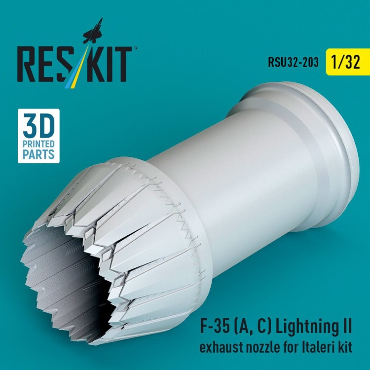 Reskit U32203 F-35 (A, C) Lightning II exh. nozzle (ITAL) 1/32