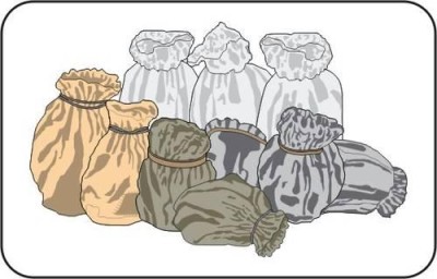 CMK B72039 German WWII sacks (10 pcs) 1/72