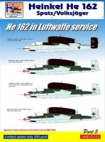 Hm Decals HMD-72133 1/72 Decals He 162 in Luftwaffe Service Part 5