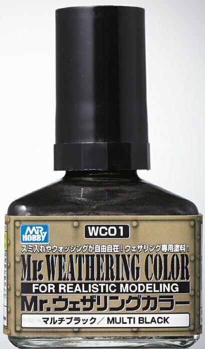 Gunze Sangyo WC01 Mr.Weathering Color Multi Black 40мл