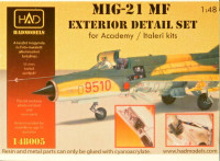 HAD R48005 MiG-21 MF Exterior detail set (ACAD/ITAL) 1/48