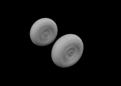 Eduard 672354 BRASSIN Me 410 wheels (AIRF) 1/72