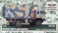 Armada Hobby M72223 M1078 LTV with Shelter (resin kit & PE) 1/72